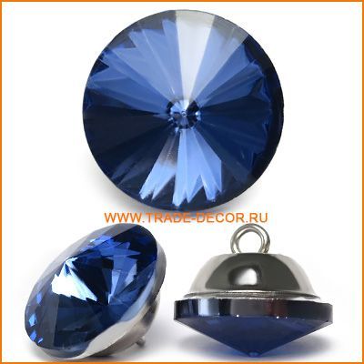 ГКК3985 синий кристалл цв.903 на ножке металл